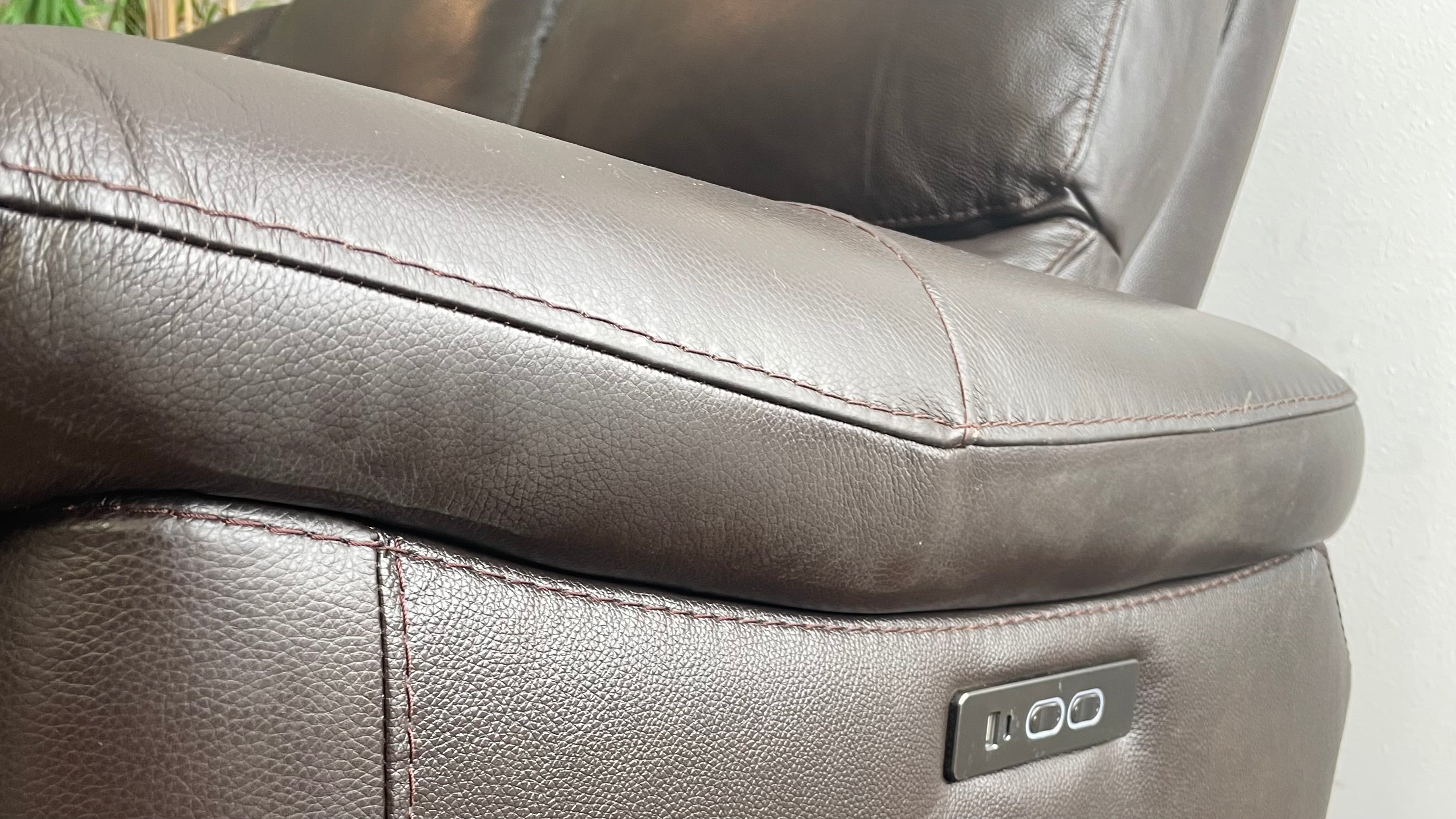 Alba Powered Leather Sofa