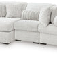 Plush Fabric Sectional