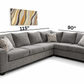 Metro 2-Piece Sectional Sofa