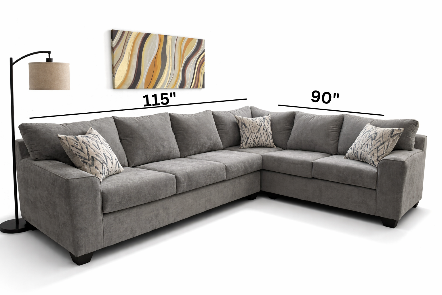 Metro 2-Piece Sectional Sofa