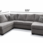 Manhattan U-Shaped Sectional Sofa