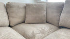 Corduroy Sectional w/ Ottoman