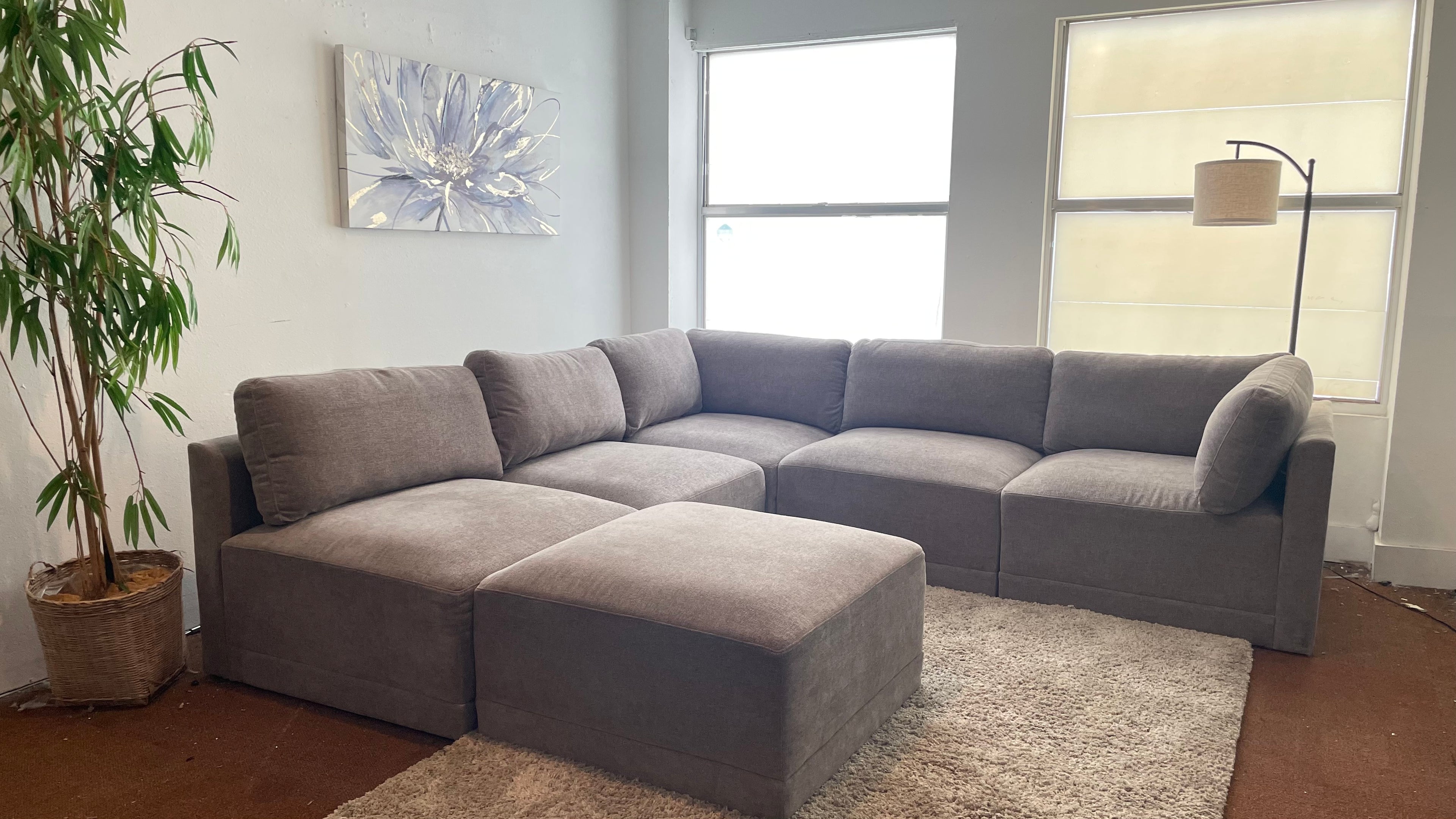 Fallon 6-Piece Modular Sectional w/ Ottoman