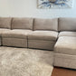 Thomasville Tisdale Modular Sectional w/ Storage Ottoman
