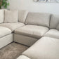 Thomasville Lowell Cloud Sectional w/ Ottoman