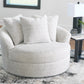 Plush Fabric Sectional & Accent Chair