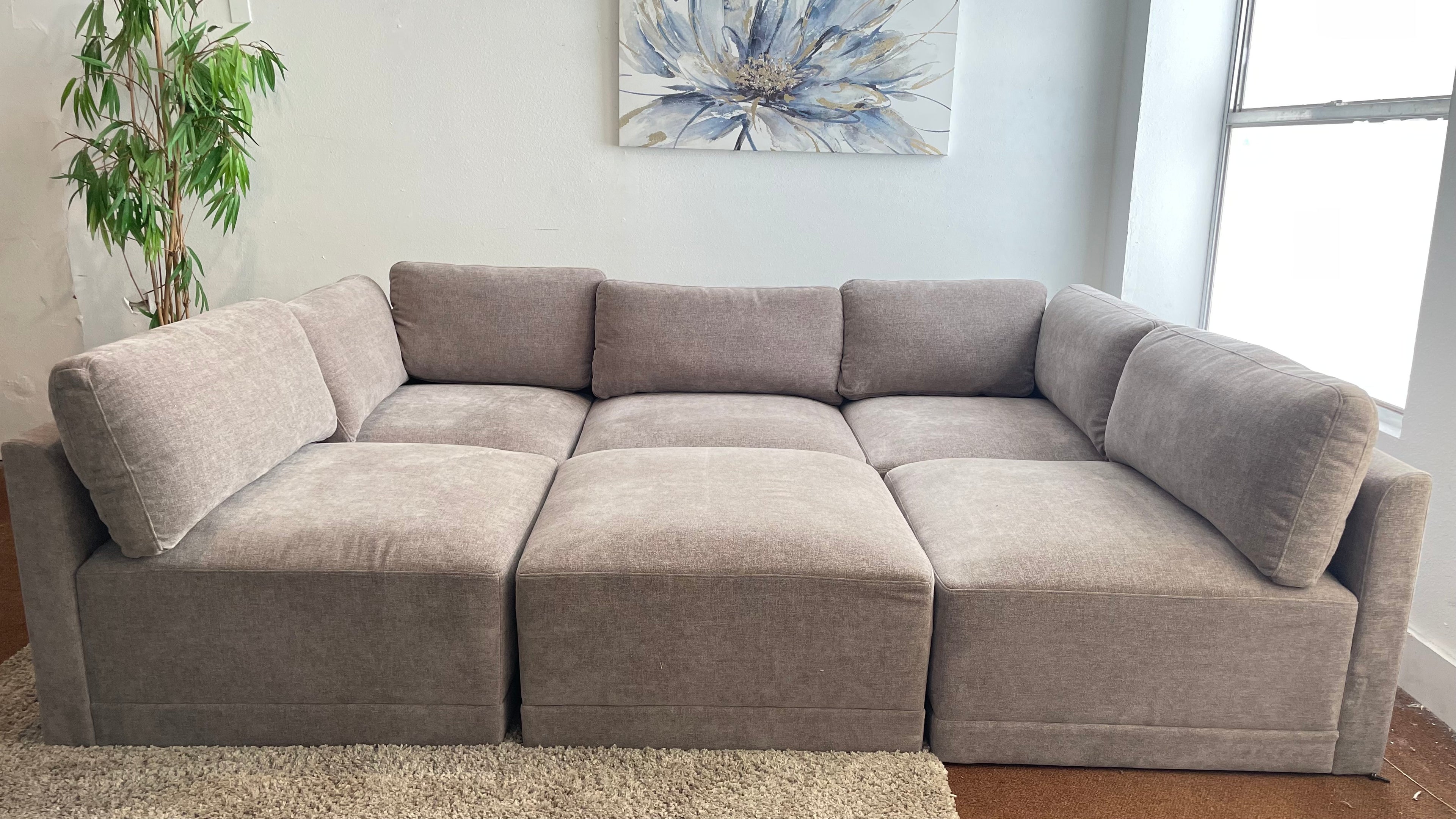 Fallon 6-Piece Modular Sectional w/ Ottoman