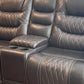 Sandia Leather Powered Loveseat