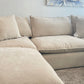 Sereen Cream Fabric Cloud Sectional