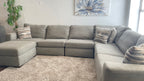 Flexsteel Collin’s 5-Piece Fabric Sectional