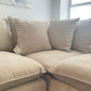 Sereen Cream Fabric Cloud Sectional