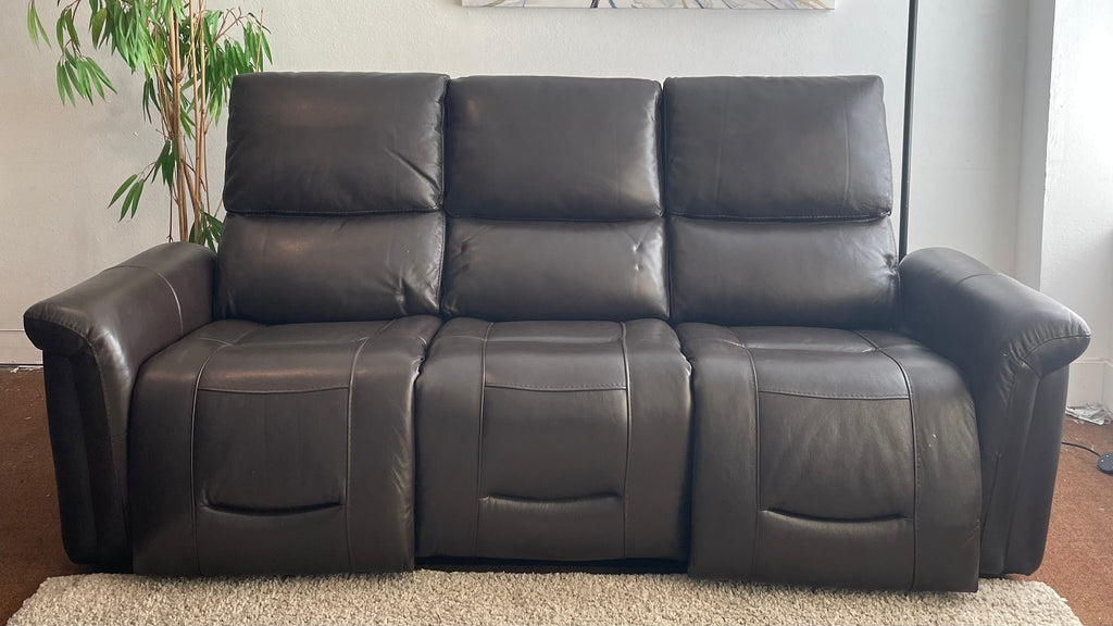 Alba Powered Leather Sofa