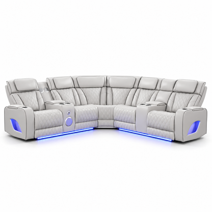Sterling Modern Power-Reclining Sectional