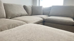 Thomasville Lowell Cloud Sectional w/ Ottoman