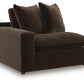 Benson Velvet 4-Piece Sectional