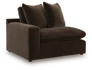 Benson Velvet 4-Piece Sectional