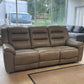 Brown Mason Leather Power Reclining Sofa