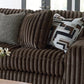 Midnight Madness 3pc Chocolate Sectional