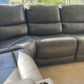 Wylder Leather Power-Reclining Sectional