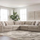 Feather Heights Ultra-Plush 5-Piece Sectional