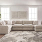Feather Heights Ultra-Plush 5-Piece Sectional with Chaise