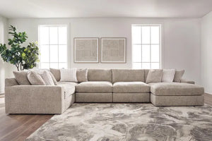 Feather Heights Ultra-Plush 5-Piece Sectional with Chaise