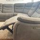 Kelsee Pleather Power-Reclining Sectional