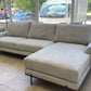 Myla 2-Piece White Sectional