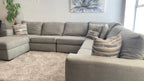 Flexsteel Collin’s 5-Piece Fabric Sectional