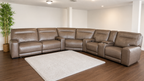 Atlas Top Grain Leather Sectional