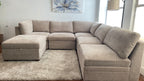 Thomasville Tisdale Modular Sectional w/ Storage Ottoman
