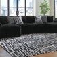 Midnight-Madness 3-Piece Sectional with Double-Chaise