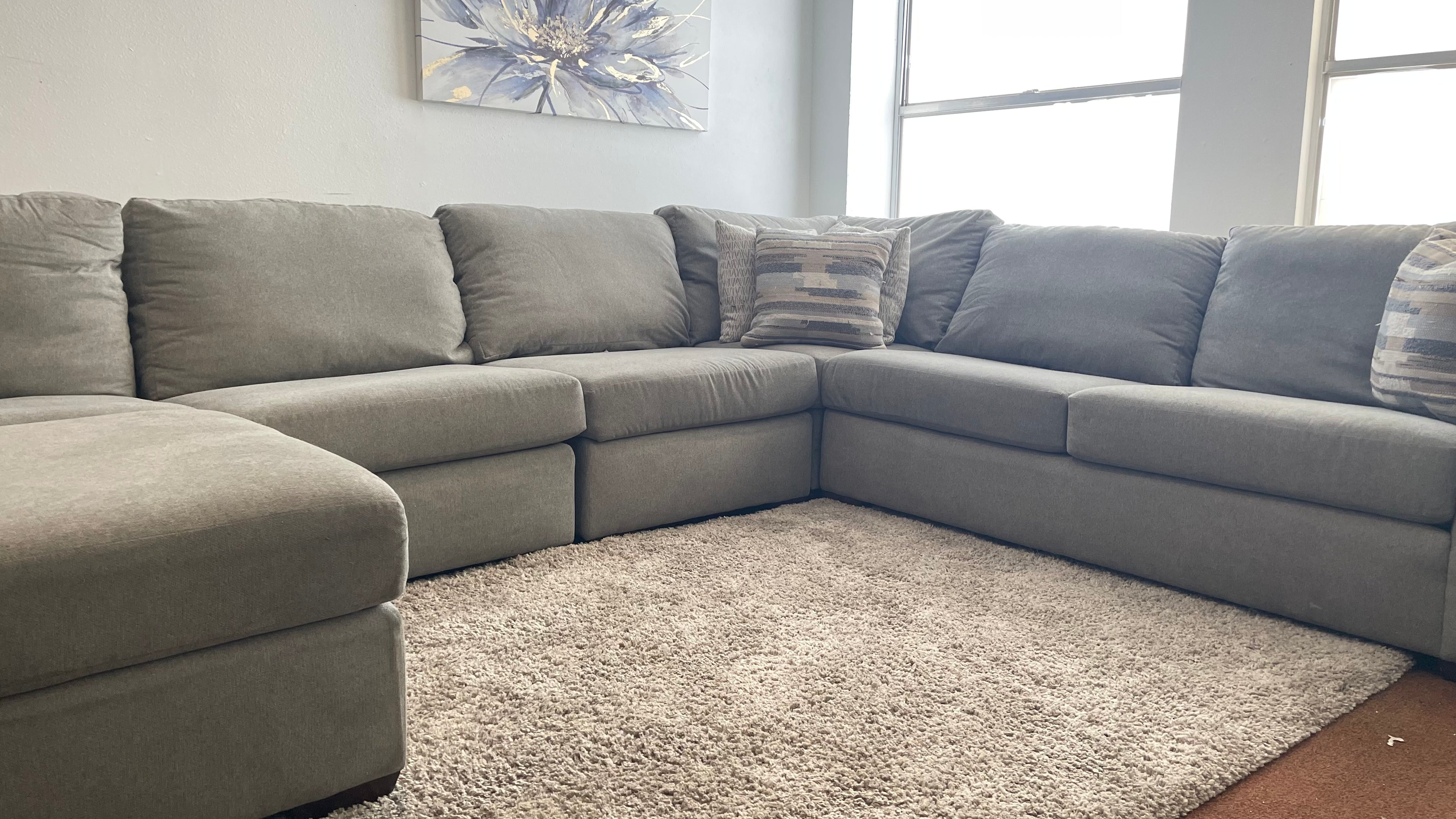 Flexsteel Collin’s 5-Piece Fabric Sectional