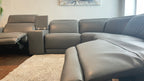 Karson Modular Leather Powered Reclining Sectional