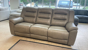 Brown Mason Leather Power Reclining Sofa
