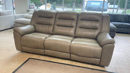 Brown Mason Leather Power Reclining Sofa
