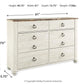Willowton Queen Bed with Dresser & Mirror