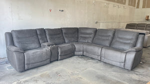 Kelsee Fabric Power Reclining Sectional