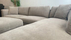 Thomasville Walsen Fabric Sectional w/ Storage Ottoman