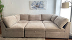 Thomasville Tisdale Modular Sectional w/ Storage Ottoman