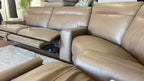Atlas Top Grain Leather Sectional