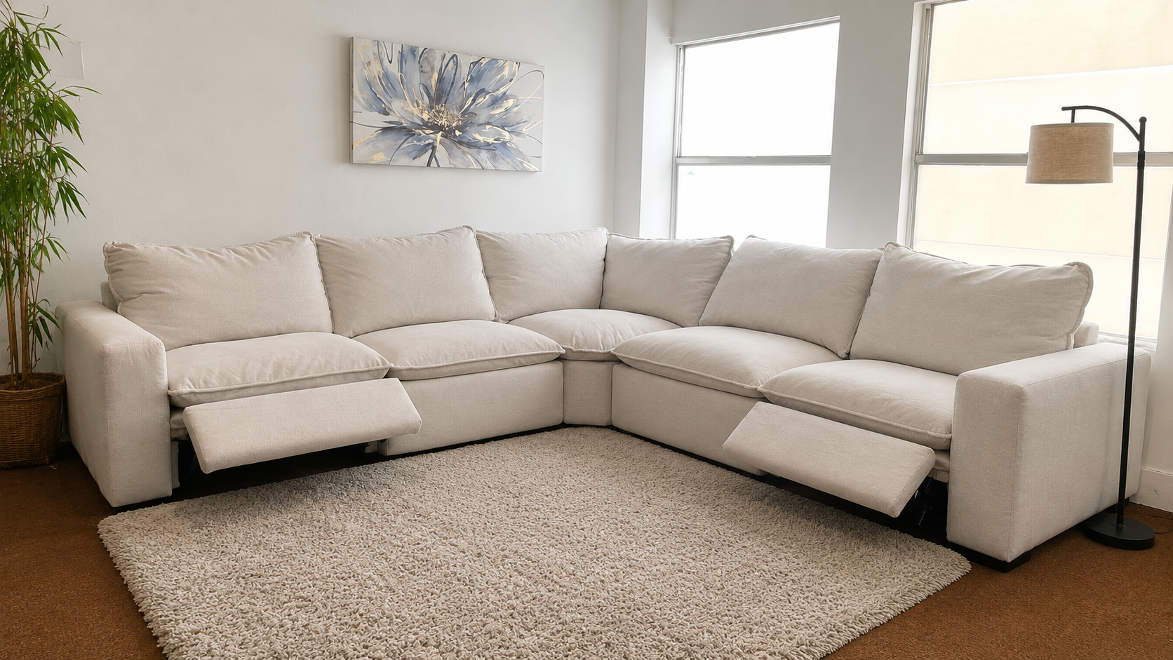 Alena Power Reclining Cloud Sectional