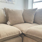 Sereen Cream Fabric Cloud Sectional