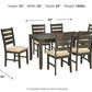 Rokane Dining Room Table Set (7/CN)