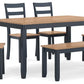 Gesthaven Dining Room Table Set (6/CN)