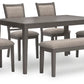 Wrenning Dining Room Table Set (6/CN)