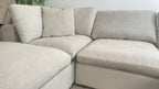 Thomasville Lowell Cloud Sectional w/ Ottoman