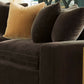 Benson Velvet 4-Piece Sectional
