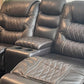 Sandia Leather Powered Loveseat