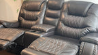Sandia Leather Powered Loveseat